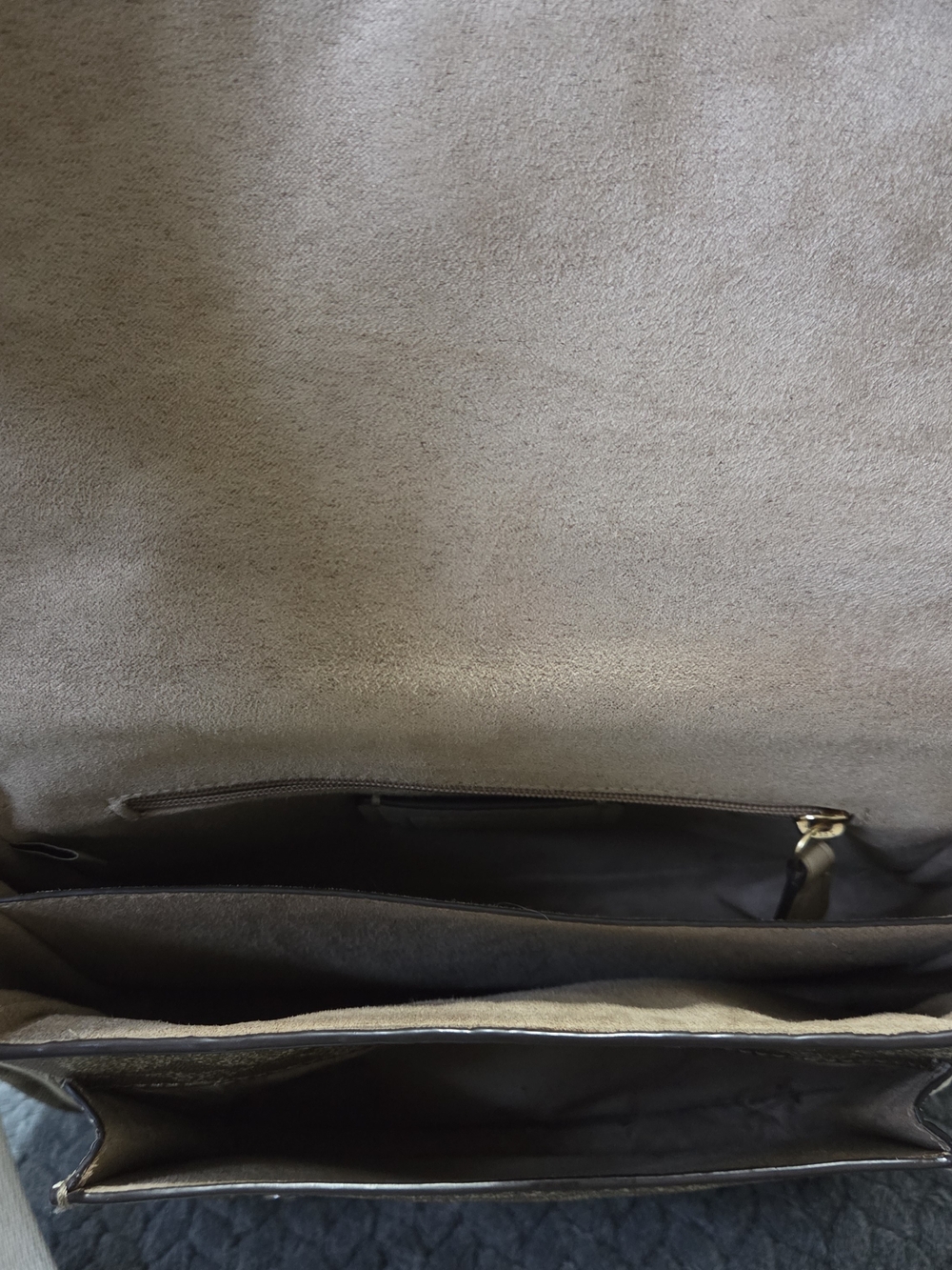 COACH Lucy Signature Canvas and White Leather Crossbody Bag - Picture 5 of 7